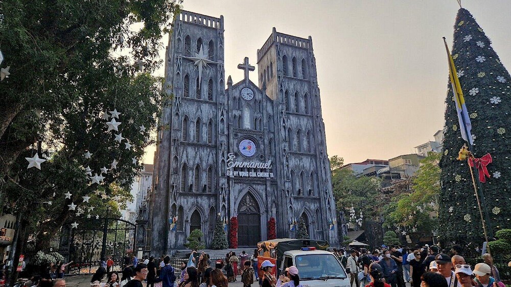 St. Joseph’s Cathedral stands gracefully in the heart of Hanoi, where history and daily life come together